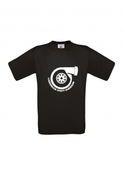 T-Shirt Ladedruck statt Hubraum